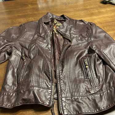 Big Chill vintage Faux Leather Jacket