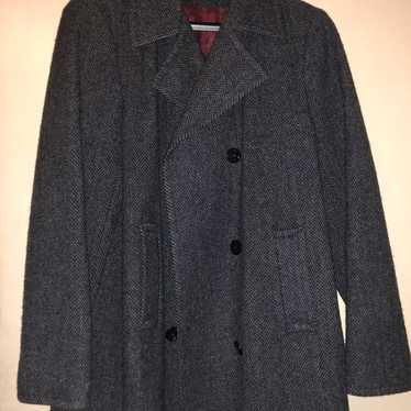 JG Hook Gray Double Breasted Pea Coat