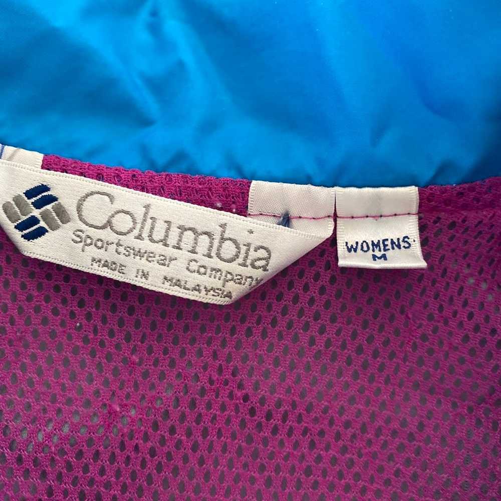 Vintage Columbia Womens pullover wind breaker M N… - image 4