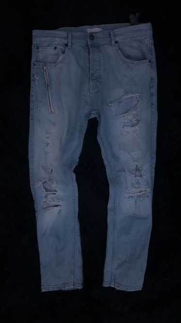 Vintage Unknown brand slim blue pants