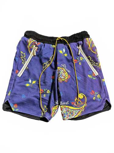 Rhude SzXS Sample Purple Paisley Mesh Short