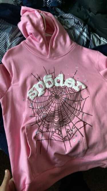 未使用Sp5der Spider worldwide hoodie-pink M Sp5der P*NK Hoodie Pink Men's - SS21 - US
