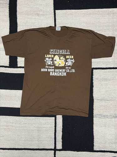 Vintage Singha Beer Bangkok Graphic T-Shirt