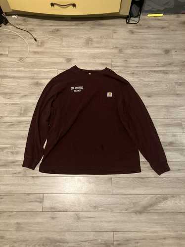 Carhartt burgundy carhartt long sleeve