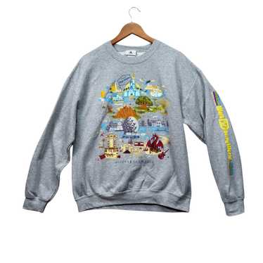 Disney VTG Disney Parks Sweatshirt Magic Kingdom H