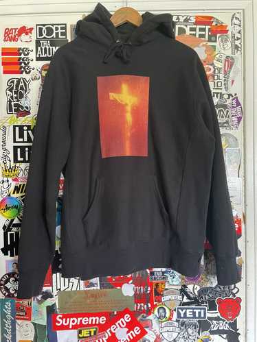 Supreme Supreme piss christ hoodie size large