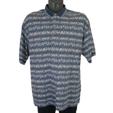 Greg Norman Vintage Greg Norman Abstract Striped G