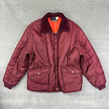 Sears Vintage 80s Deadstock Sears Burgundy Puffer 