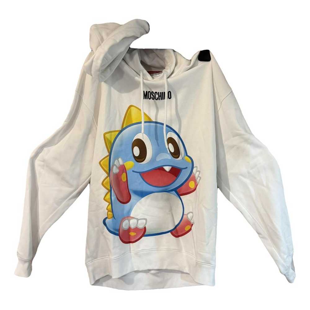Moschino シッフホケットクルネックスウェットシャツ 【関税込】 MOSCHINO(モスキーノ) 20SSDOUBLE QUESTION MARK SWEATSHIRT