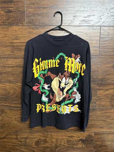 Designer VTG Looney Tunes Taz L/S T-shirt Tasmania