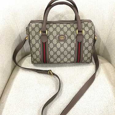 Authentic Gucci Boston satchel bag