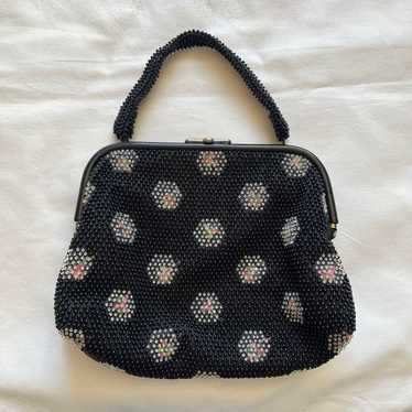 Beaded Bag Showa Retro Vintage Handbag