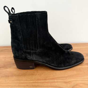 Sam Edelman Bronson Stylish Black Suede Ankle Boot