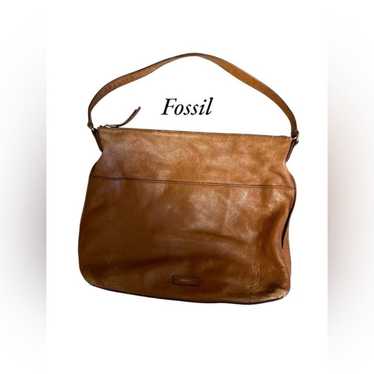 Vintage Fossil Brown Leather shoulder bag