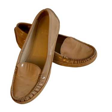 Stuart Weitzman Loafers Flats Shoes Camel Patent L