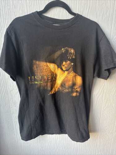 2004年　00s　Usher The Truth Tour TeeサイズXL Vintage Y2K 2004 Usher The Truth tour white short sleeve tee