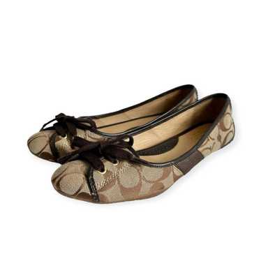 Coach Signature Ballet Flats