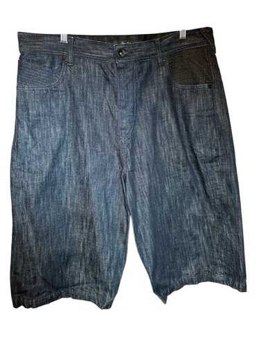 極太　Sean john デニムショーツ　jorts 古着)90s sean john バギーショーツ デニムハーフパンツjorts