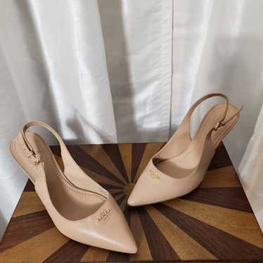 Coach Allie Pump Slingback Womens US 9.5 Heels Nud