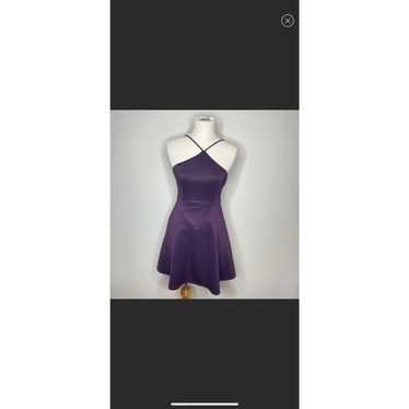 Lulus- Purple Halter Short Dress