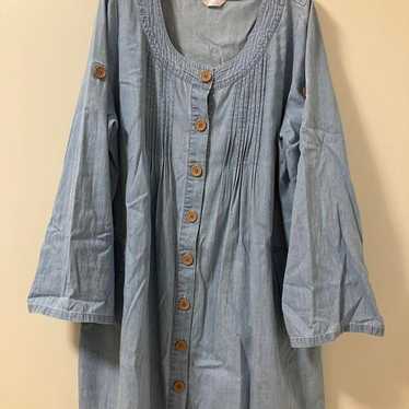 Denim dress light blue