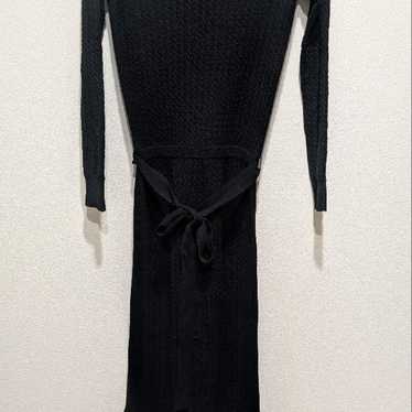 【nano UNIVERSE】Black Knit Long Dress