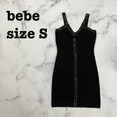 ◇ bebe Bebe Sleeveless Mini Dress Stretch Black