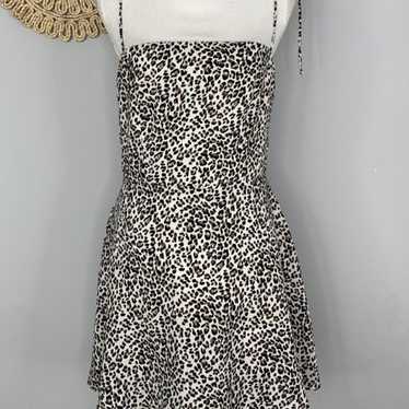 Princess polly leopard print sundress midi animal 