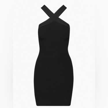 Aritzia babaton sculpt knit criss cross dress