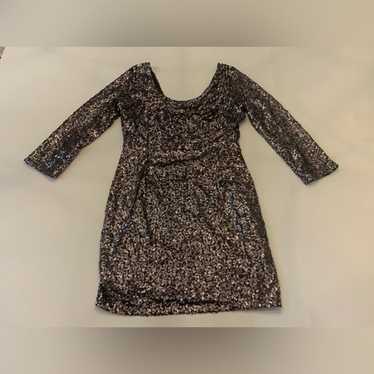 Janet Paris all sequined large all sequined dress,