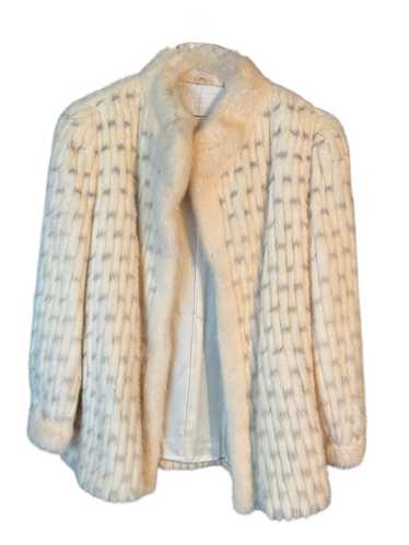 Speckled Blonde Mink Fitted Jacket