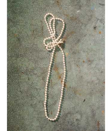 FAUX PEARL STRING NECKLACE {COSTUME JEWELRY} | 198