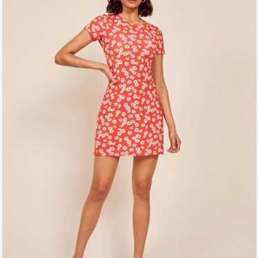 Reformation Mini Floral Dress