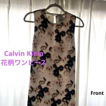 Calvin Klein sleeveless dress floral dress