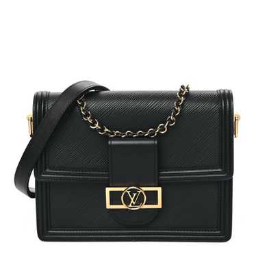 LOUIS VUITTON Epi Dauphine MM Black