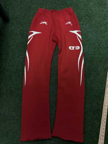 HELLSTAR Hellstar Sweatpants Red White Size XL Bra