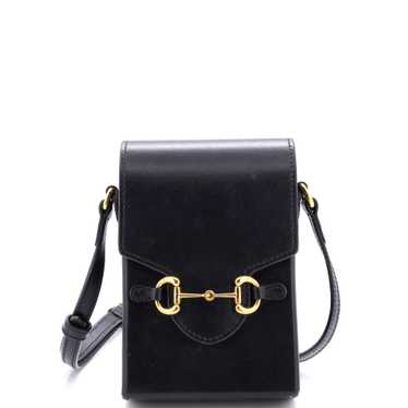 GUCCI Horsebit 1955 Crossbody Bag Leather Mini