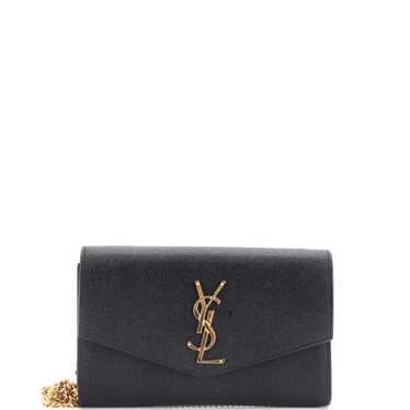 Saint Laurent Uptown Chain Wallet Leather