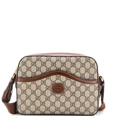 GUCCI Interlocking G Patch Messenger Camera Bag GG