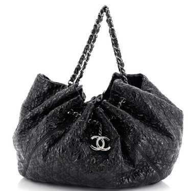 CHANEL Rock In Moscow Cabas Patent Vinyl Large