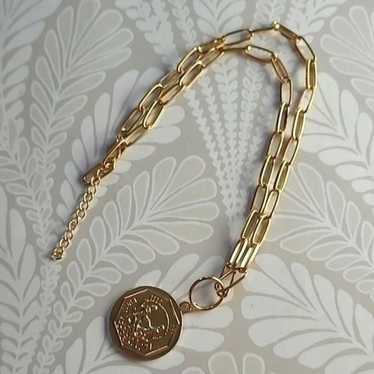 Vintage Y2K Bohemian Coin Necklace