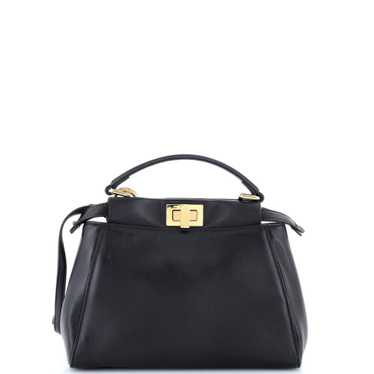 FENDI Peekaboo Bag Leather Mini