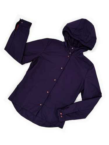 Prada Sport purple nylon hooded jacket