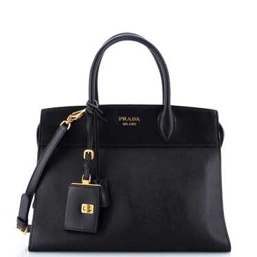 PRADA Esplanade Tote Saffiano with City Calf Mediu