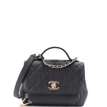 CHANEL Business Affinity Flap Bag Quilted Caviar S