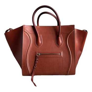 Celine Luggage Phantom leather handbag