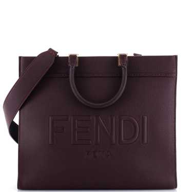 FENDI Sunshine Shopper Tote Leather Medium