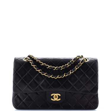 CHANEL Vintage Classic Double Flap Bag Quilted Lam