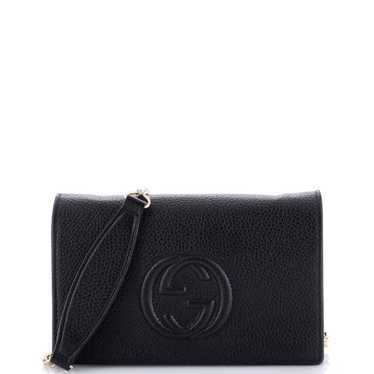 GUCCI Soho Wallet on Chain Leather