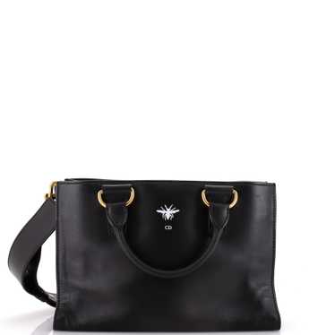 Christian Dior D-Bee Top Handle Bag Leather